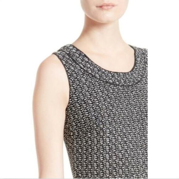 St. John Collection Lela Tweed Knit Sheath Dress 6 - Picture 2 of 6